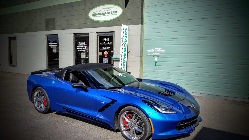 Corvette at Crackmasters Edmonton West end